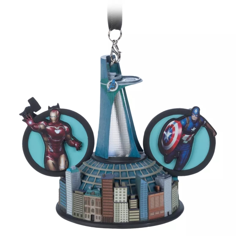 Disney Marvel's Avengers Light-Up Living Magic Ear Hat Sketchbook Ornament